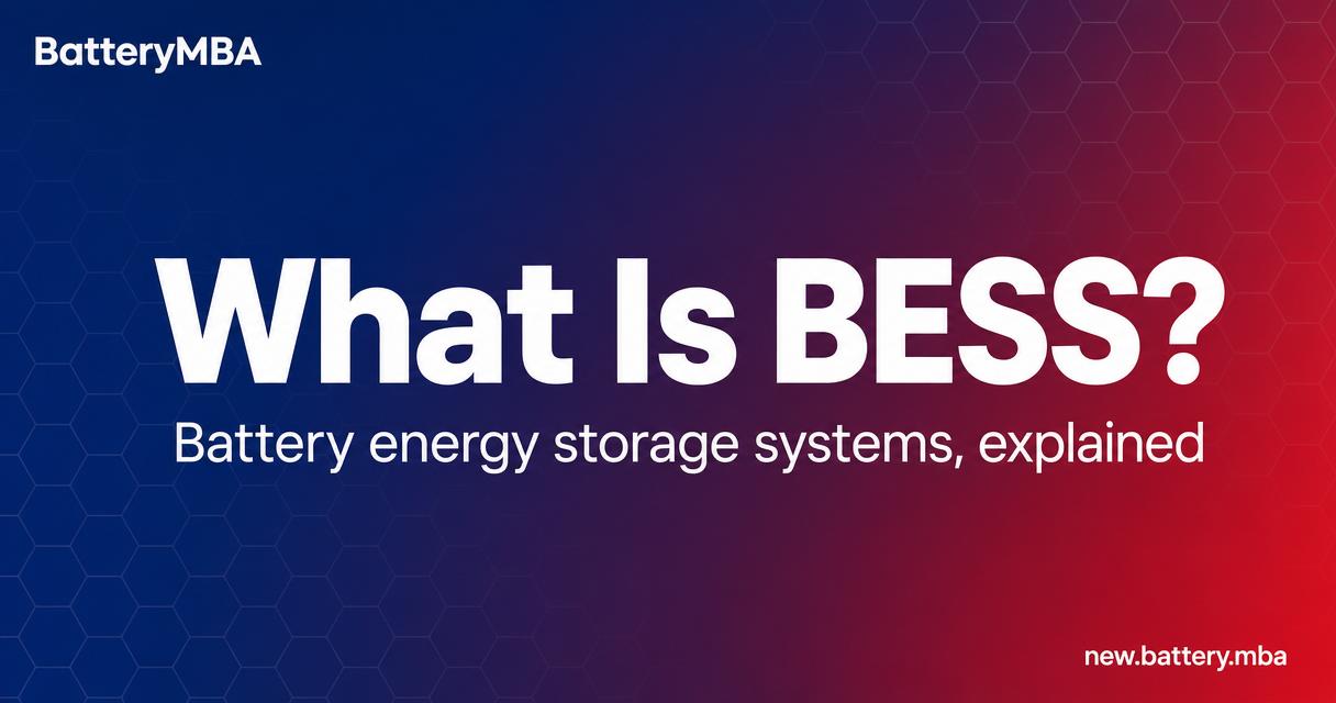 What is BESS? Battery energy storage systems explained